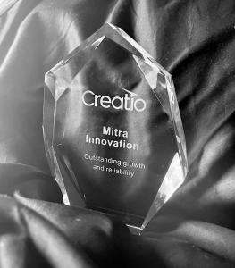 The award for Outstanding Growth & Reliability which was awarded to Mitra Innovation for the second time