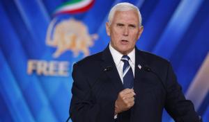 Mr. Pence“Today the policy of appeasement of the mullahs has failed. This is a regime that gives a bomb to its diplomat to blow up the gathering of the Iranian Resistance where hundreds of distinguished international personalities were present.”