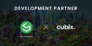  CUBIX and SECOND WORLD Enter Partnership to Build New NFT Game