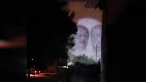 On23 of June the Resistance Units projected large images (20 meters in diameter) of Mr. Massoud Rajavi, Leader of the Iranian Resistance, and Mrs. Maryam Rajavi, President-elect of the National Council of Resistance of Iran (NCRI), on Nour Blvd. in Tehran.