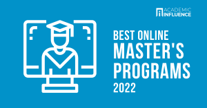 Online master's degrees, grad student icon, image