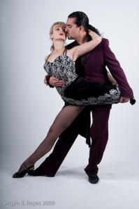Tango Dancers Olga and Leonardo Suarez Paz