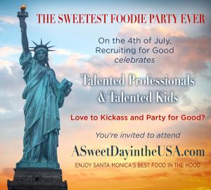 Recruiting for Good Celebrates Talented Professionals and Kids with The Sweetest 4th of July Party Ever #goodfoodinthehood #asweetdayinusa www.ASweetDayintheUSA.com