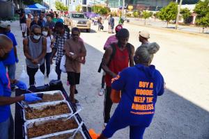 RoseMary Tucker Faithfully Serving Homeless Dads on Father's Day