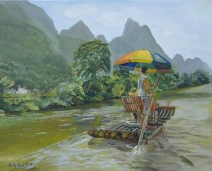 Bamboo Rafting, Guilin