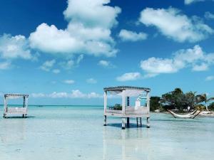 West Coast of Ambergris Caye Belize from Mahogany Bay Beach Club