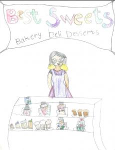 6 Year Old LA Girl Wins Sweet 4th of July Drawing Contest and Pizza for Family