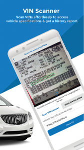 Scan VINs effortlessly to access vehicle specifications and get a history report