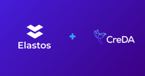 CreDA logo and Elastos Logo