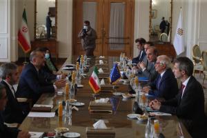 After speaking with EU foreign policy chief Josep Borrell, Iranian regime Foreign Minister Hossein Amir-Abdollahian said on Twitter, “Agreement is possible only based on mutual understanding & interests. We remain ready to negotiate a strong agreement."