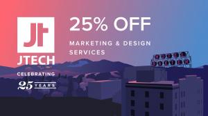 JTech offers 25% off select marketing and design services