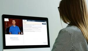 A virtual Role-player is providing a realistic MI training experience.