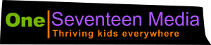 Logo for OneSeventeen Media, PBC, maker of reThinkIt!, dedicated to helping kids everywhere thrive.