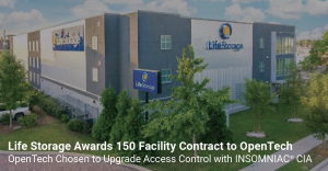 Life Storage Chooses OpenTech for 150 Facility Access Control Upgrade