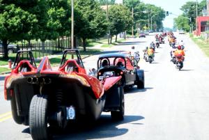 The 7th Peace Ride rolled through Kansas City, Missouri, July 10 to end the violence.