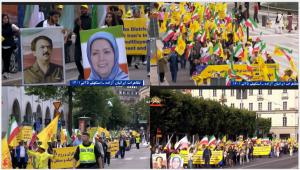  To day Many Iranians have come to voice their protest against the regime in Iran, which spreads terror and fear and suppresses its population. The number of executions has recently increased in Iran .