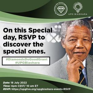 DDG Entrepreneurship Grant Announcement - Nelson Mandela Day