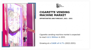Cigarette Vending Machine Emerge as the Next Big Trend in the Market, Valued at .2 Billion in 2031