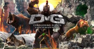 VRBX includes the thrilling multi-level VR game DvG: Conquering Giants that plays out the epic biblical story of David v Goliath