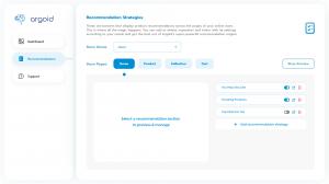 Screenshot of Argoid Product Recommendations Shopify App