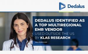 Dedalus identified as a top multiregional EMR vendor used outside the US by KLAS Research