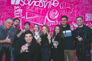 The Soundstripe and TONS teams at their partnership kickoff event in March 2022