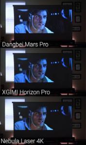 Nebula cosmos 4k va xgimi horizon pro vs dangbei mars pro--dark contrast