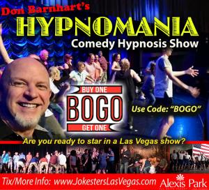 Don Barnhart's Hypnomania Opens In Las Vegas