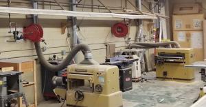Clean Air Woodshop Dust Collection System Installation