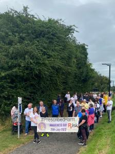 Citizens in Ireland walk to spotlight Prescribed Harm Awareness Day which is officially recognized on July 29.