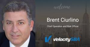 VelocitySBA welcomes Chief Operation and Risk Officer Brent Ciurlino