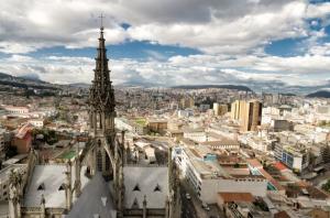 Quito Basilica view