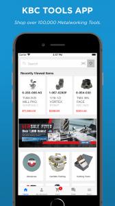 Image of phone showing KBC Tools' new app