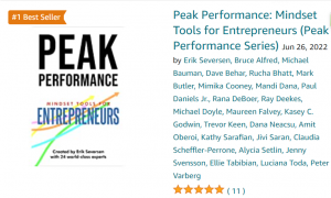 Author List for Book, Peak Performance: Mindset Tools for Entrepreneurs