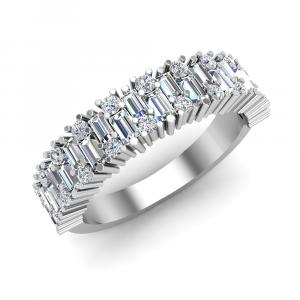 Wedding Band Baguette Diamonds