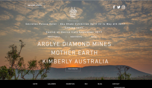 Argyle Diamond Mines - Mother Earth Kimberly Exhibition April 2017 Emirates Palace