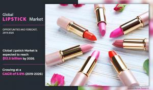 Lipstick Market Set to Reach .5 Billion by 2026, With a Sustainable CAGR Of 5.5% From 2019 to 2026