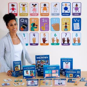 ABSee Me Founder Christina Spencer shows the back-to-school classroom resources