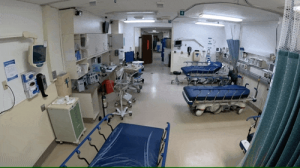 OhmniClean autonomous UV-C hospital disinfection