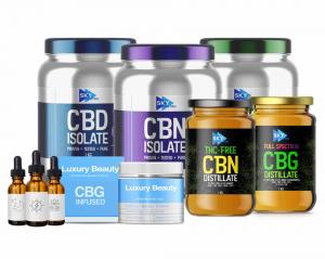 cannabinoid product containers, including jars and bottles from Sky Nutro