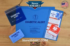 Diabetic Alert Program, Diabetes, Living with diabetes, First Responder Medical Information, Diabetes Medical Information, Folders for medical information