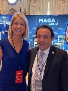 Congresswoman Mary Miller with AMCD co-chair Hossein Khorram