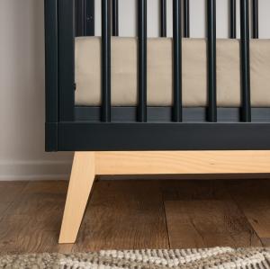 Soho 3-in-1 Convertible Crib in Black Legs