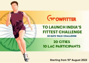 Growfitter to Launch India’s Fittest City Challenge Offering Rewards Worth Rs 50 Lacs