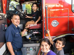 Kids gain a different perspective on what it means to serve the community.