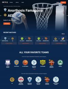 OTT for Cyprus Basketball from StreamViral