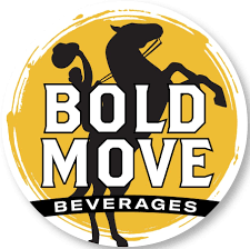 Bold Move Beverages Logo of person riding a horse