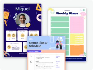 visual templates for education