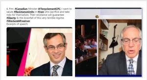 Former Canadian Minister Tony Clement: “rising tide of protests and actions by MEK Resistance Units in Iran that encourage the people  to voice their opposition and shatters the regime’s air of intimidation of people who wish to confront this regime.”