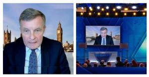 MP David Jones, former Brexit Minister, "Today we are gathered to support the popular struggle for a free and democratic Iran. And also to mark two important recent court decisions in Europe which prove that it is possible to end the regime policy of impunity."